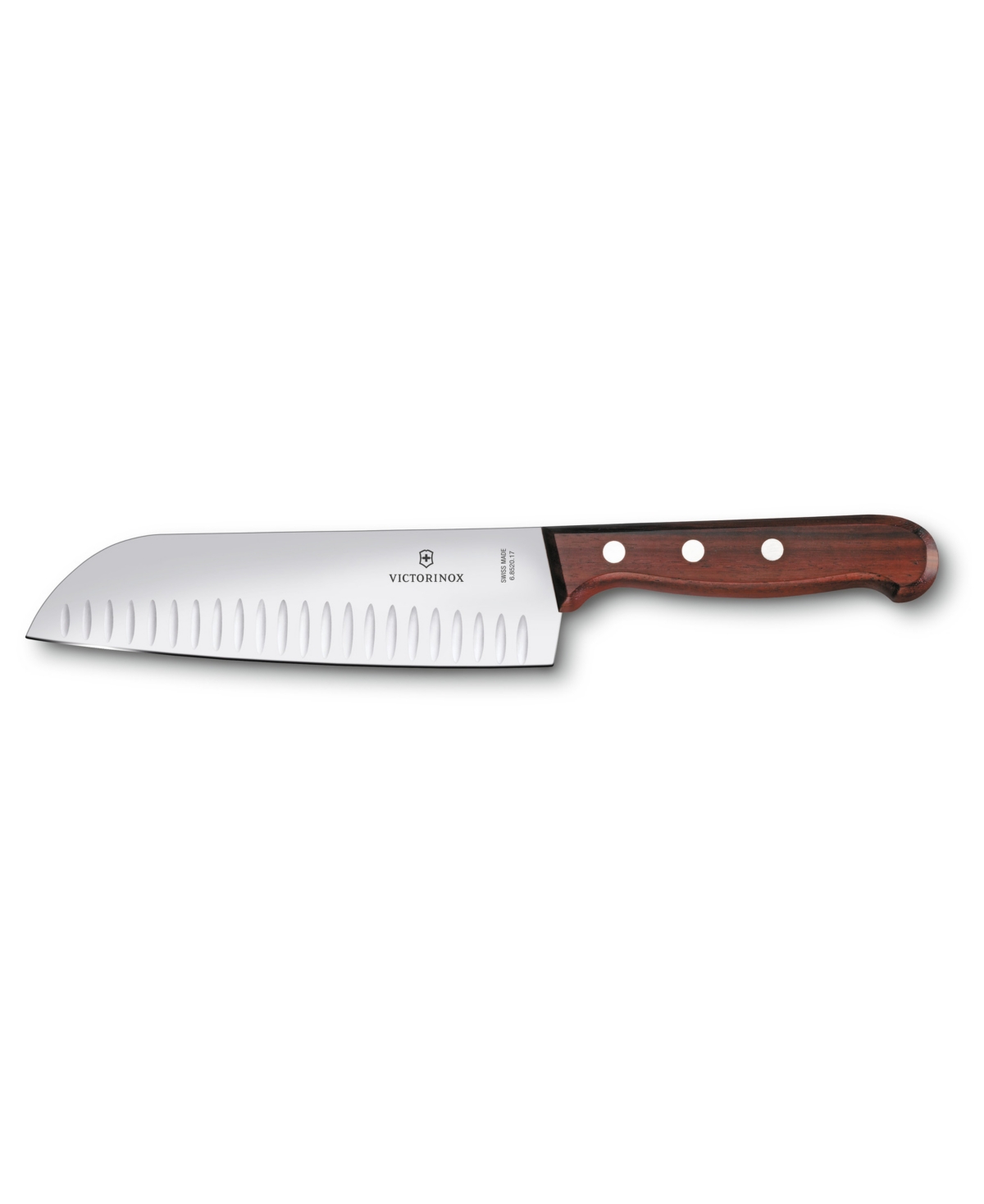 Victorinox Stainless Steel 6.7" Santoku Knife With Wood Handle
