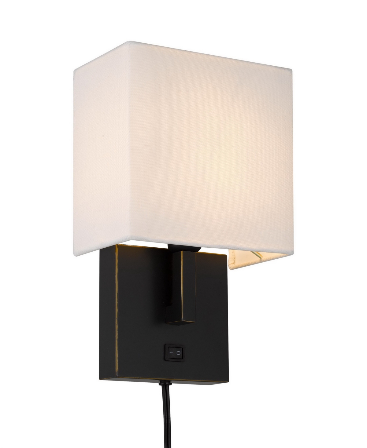 Cal Lighting 11.5" Height Metal Wall Lamp In Dark Bronze