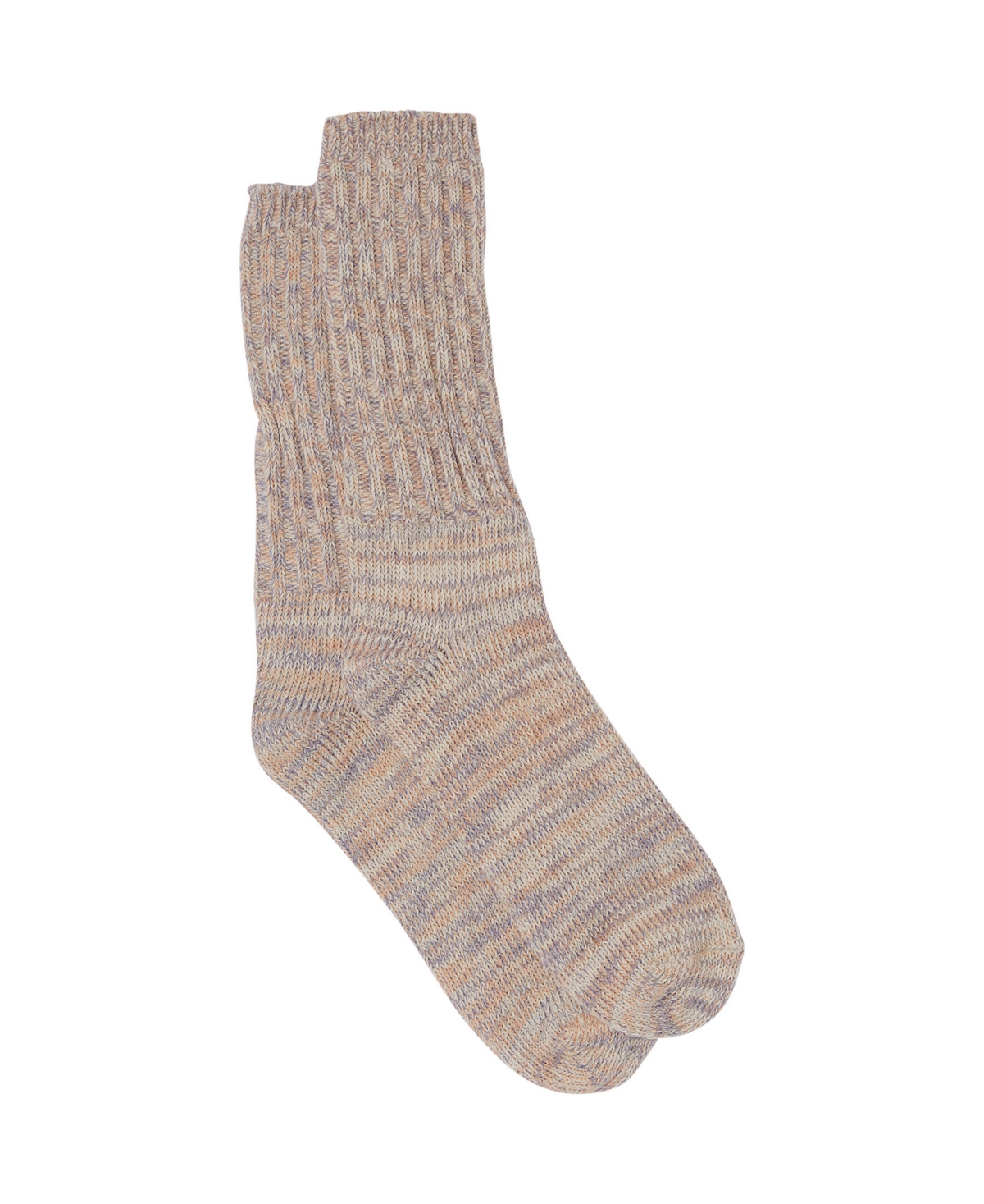 Shop Cotton On Men's Regular Chunky Knit Socks In Bone,peach,lavender