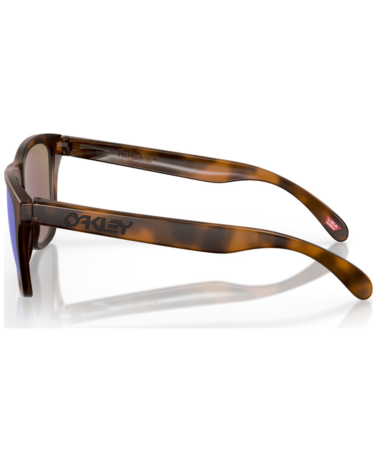 Oakley Men's Frogskins Polarized Sunglasses, Mirror Polar Oo9013 In Brown Tortoise
