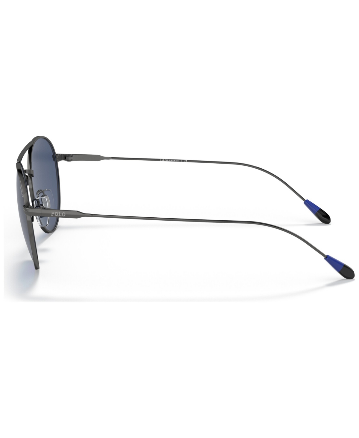 Shop Polo Ralph Lauren Men's Sunglasses, Ph3136 In Shiny Dark Gunmetal