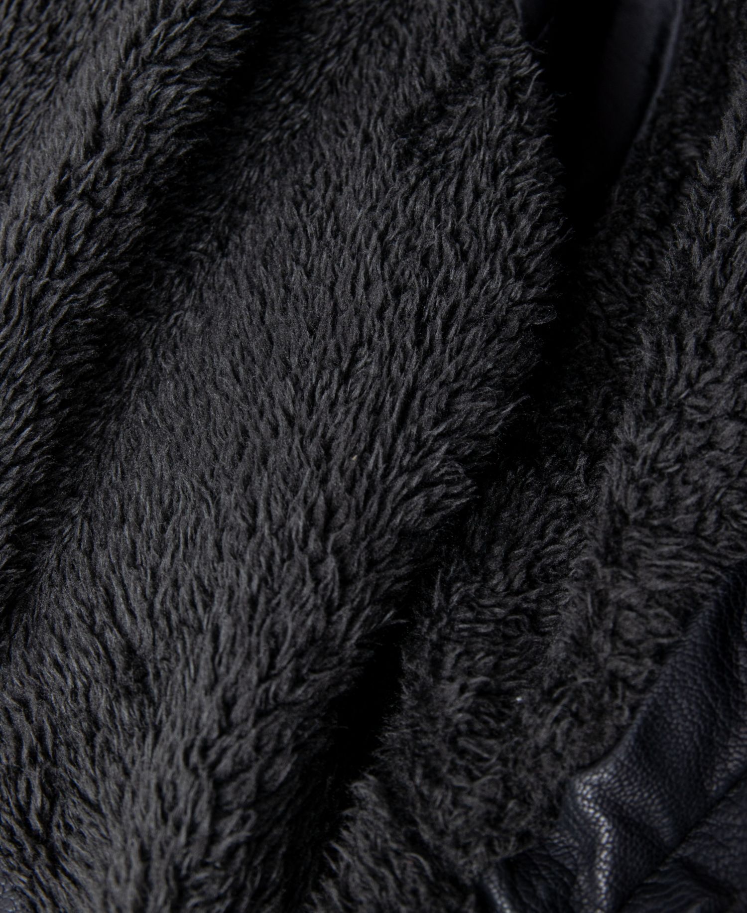 XRAY Men's Grainy PU Leather Hooded Jacket With Faux Shearling Lining