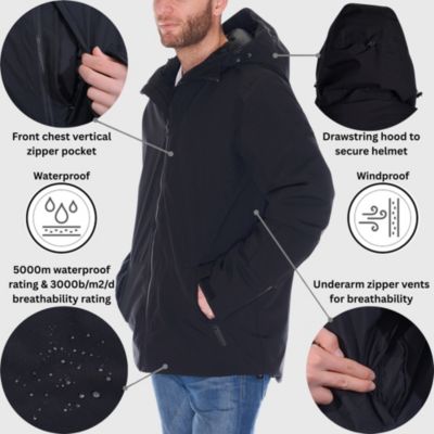 Mens Waterproof Ski Jacket Snowboarding Winter Snow Coat Raincoat