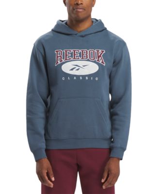 Reebok - Men's Archive Essentials Regular-Fit Embroidered Logo Fleece Hoodie