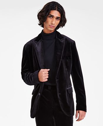 Velvet blazer shop macys