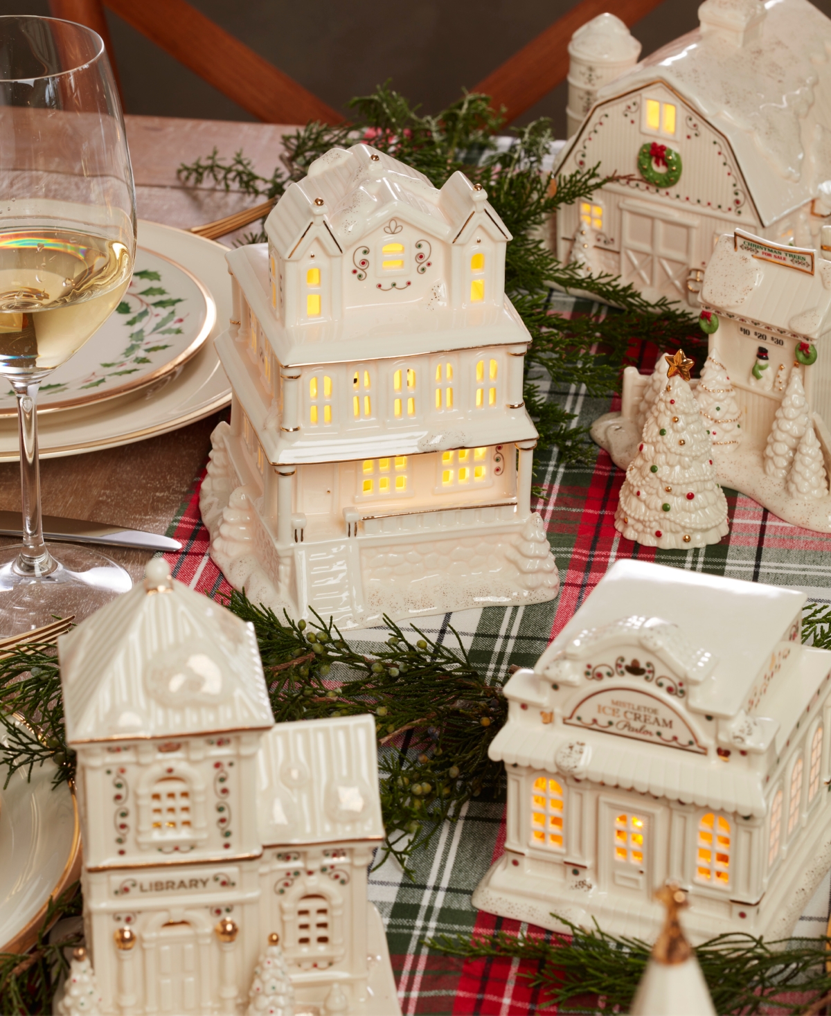 Lenox Mistletoe Park Ice Cream Parlor, Exclusively at Macy's