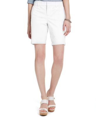 macy's white shorts