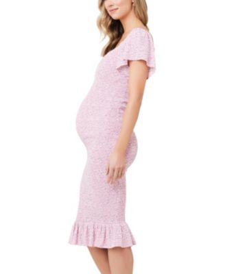 Selma Nursing Shirred Dress