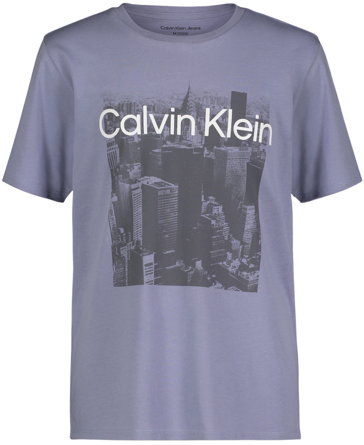 Calvin Klein Kids' Big Boys City Short Sleeve T-shirt In Tempest