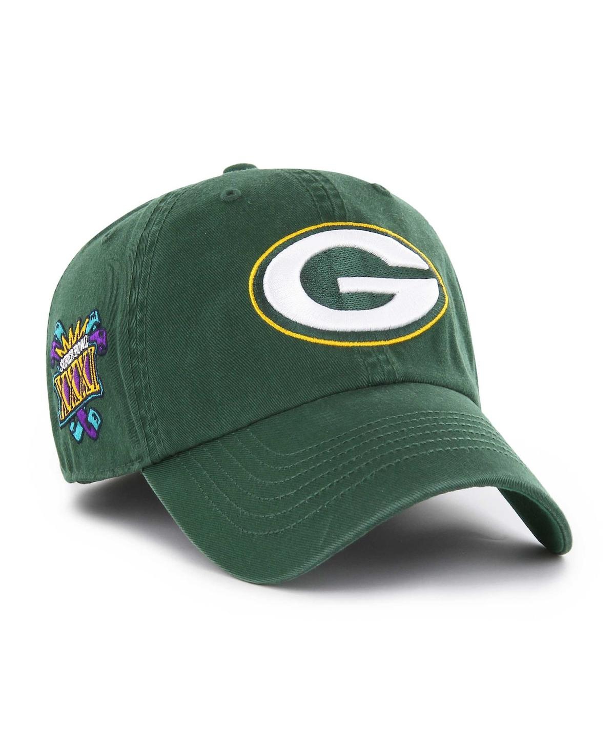 47 Brand Men's ' Green Green Bay Packers Sure Shot Franchise Fitted Hat