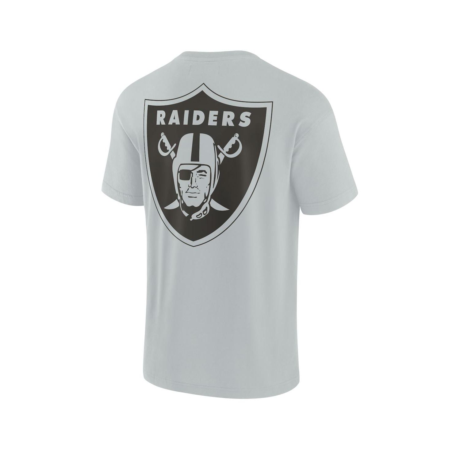 Men's and Women's Gray Las Vegas Raiders Super Soft Short Sleeve T-shirt