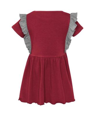 Girls Toddler Crimson Alabama Crimson Tide Too Cute Tri-Blend Dress
