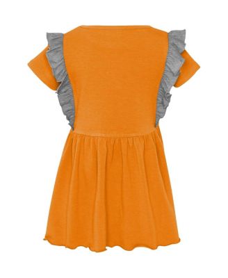 open lace back dress University of Tennessee Toddler & Girls Vols Spin Dress TNORANGE / 3T