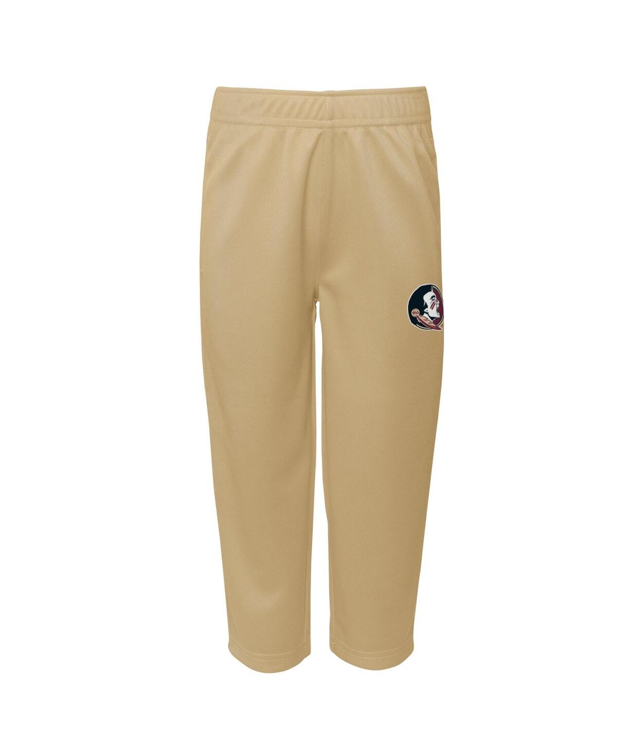 Outerstuff Toddler Boys And Girls Garnet Florida State Seminoles Two-piece Red Zone Jersey And Pants Set In Garnet