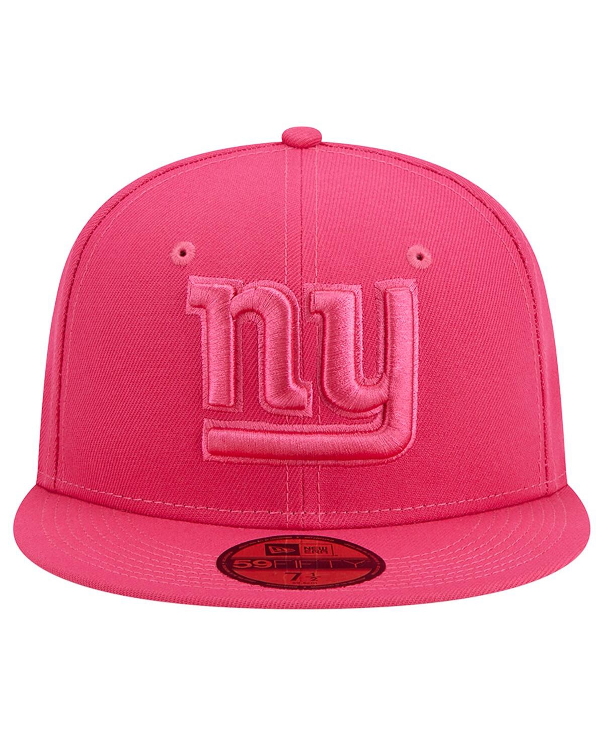Shop New Era Men's  Pink New York Giants Color Pack 59fifty Fitted Hat