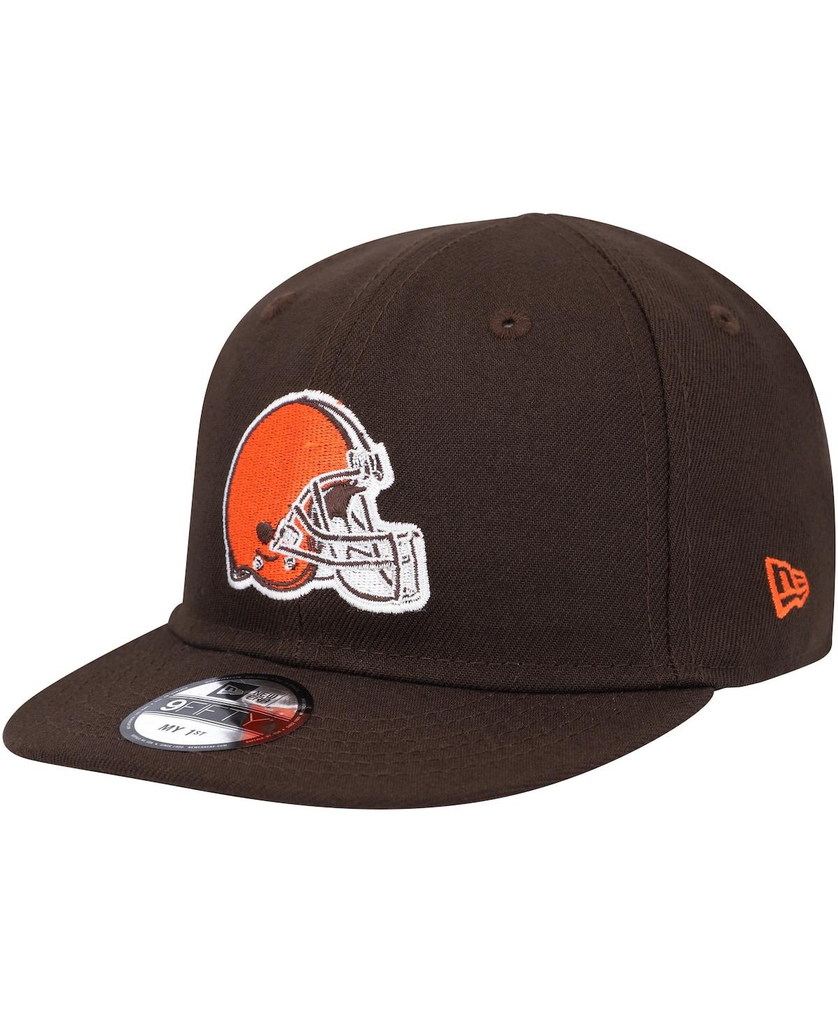 New Era Babies' Infant Boys And Girls  Brown Cleveland Browns My 1st 9fifty Snapback Hat
