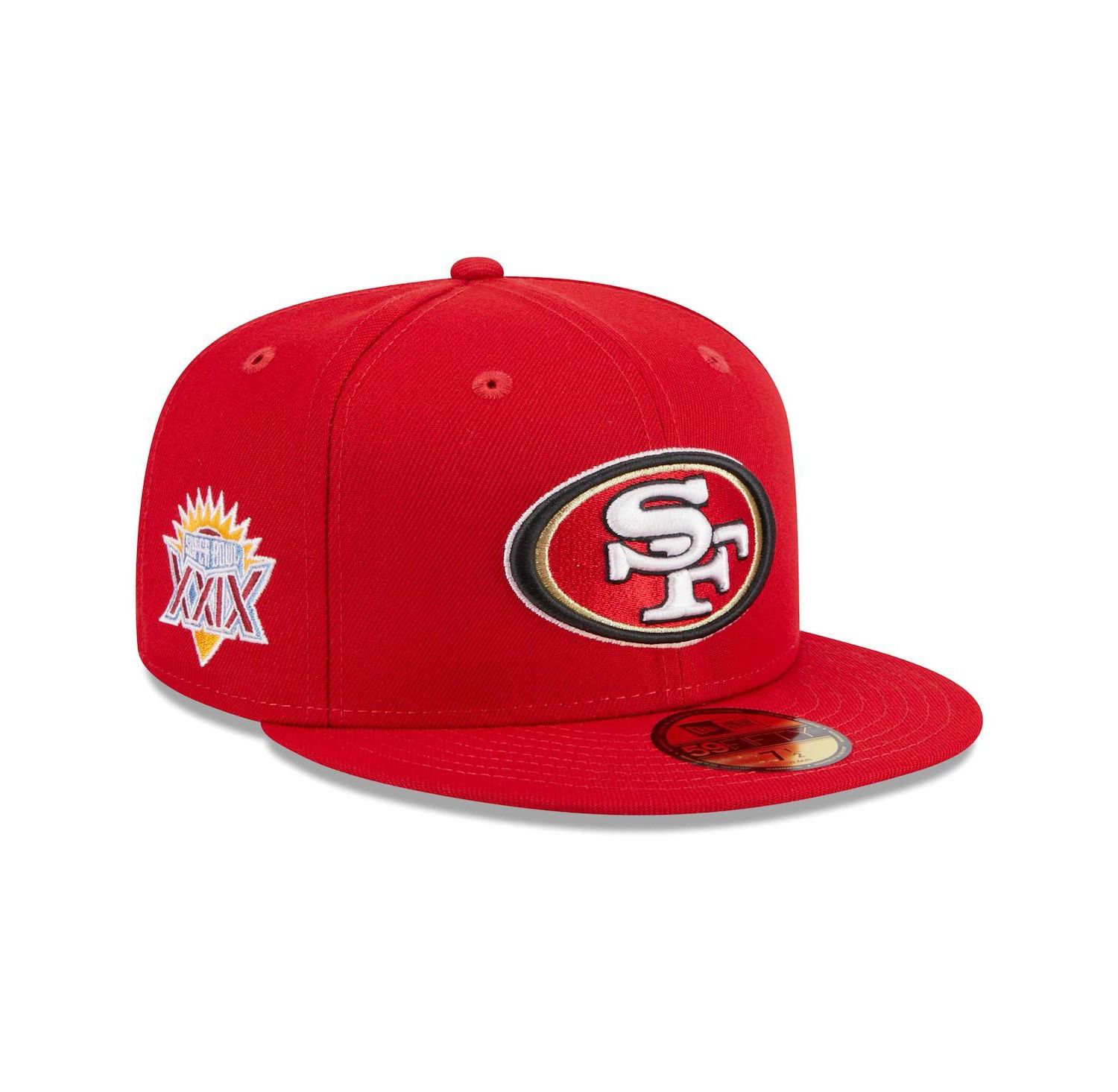 Men's Scarlet San Francisco 49ers Main Patch 59FIFTY Fitted Hat