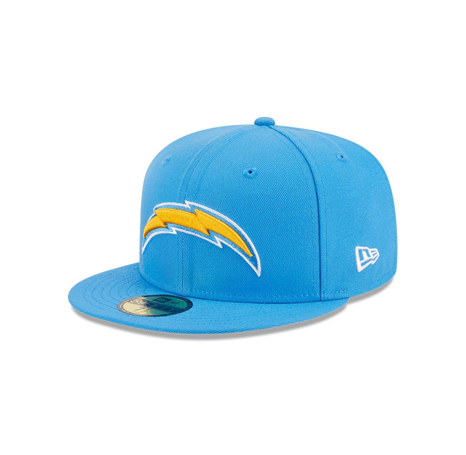 Men's Powder Blue Los Angeles Chargers Main Patch 59FIFTY Fitted Hat