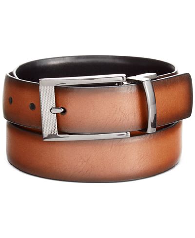 Alfani Feather-Edge Reversible Dress Belt