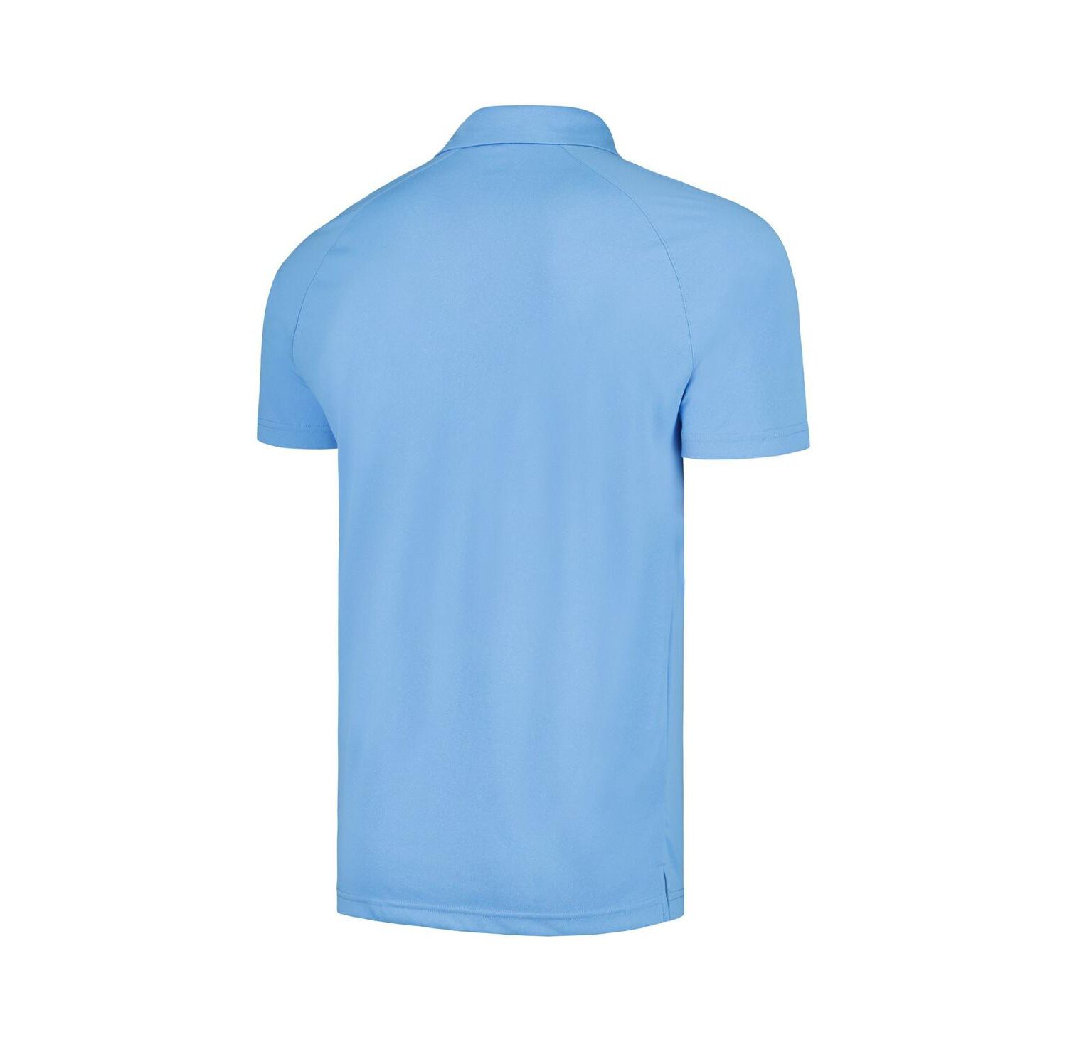 Men's Light Blue Chicago Cubs Sector Batter Up Raglan Polo Shirt