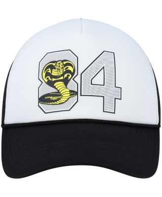 Men's and Women's Contenders Clothing White, Black Cobra Kai 84 Snapback Hat