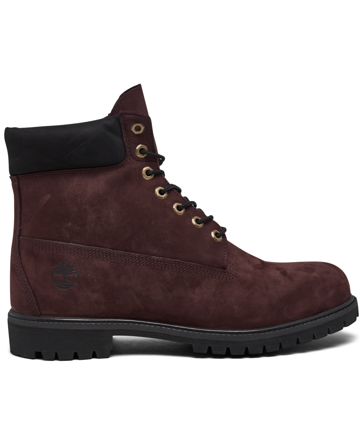 Shop Timberland Men's 6" Classic Treadlight Water-resistant Boots From Finish Line In Burgundy