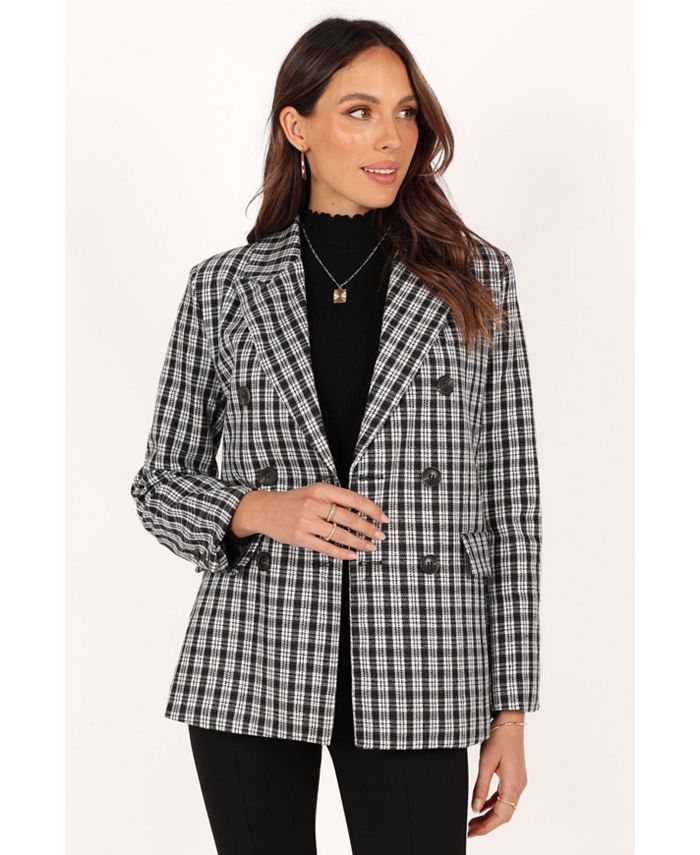 Petal and Pup Women's Elizabeth Plaid Blazer - Macy's