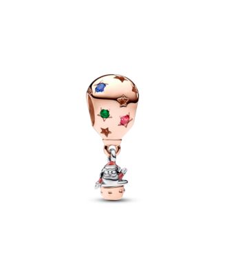 Pandora Cubic Zirconia Two-Tone Santa Claus in Hot Air