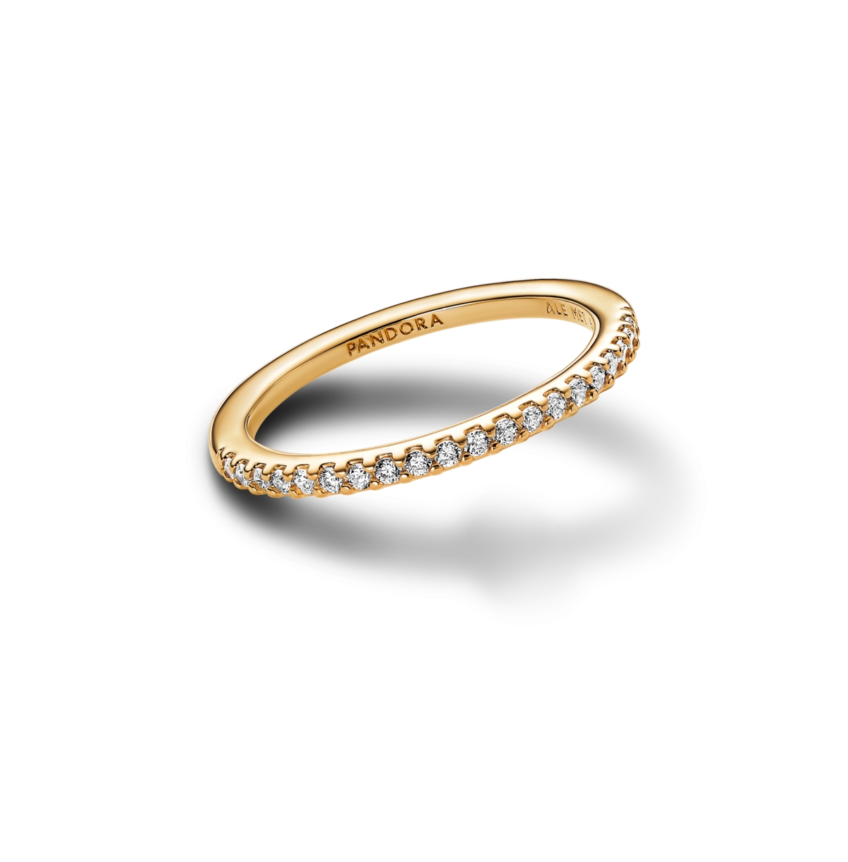 Pandora Cubic Zirconia Band Ring In Clear