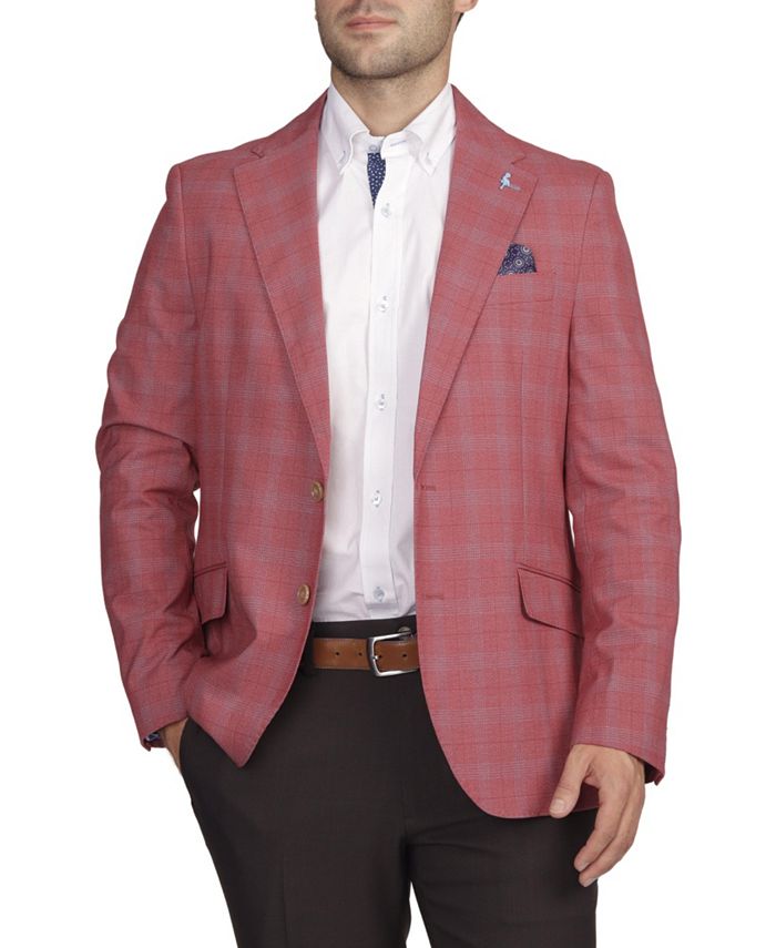Glen plaid deals blazer mens