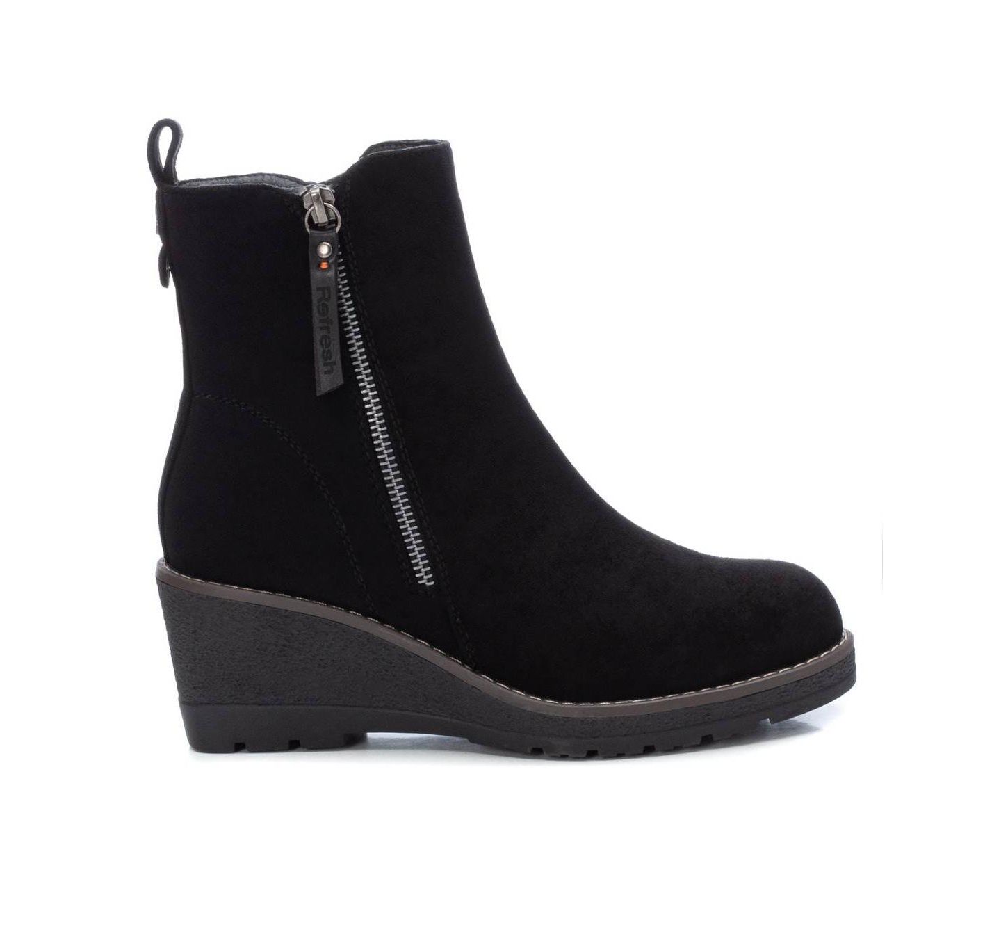 Женские ботинки XTI Suede Booties, цвет: Чёрный — фото 2