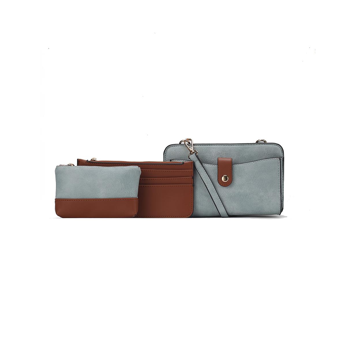 Mkf Collection Muriel Crossbody Bag, Card Holder and Small Pouch by Mia K