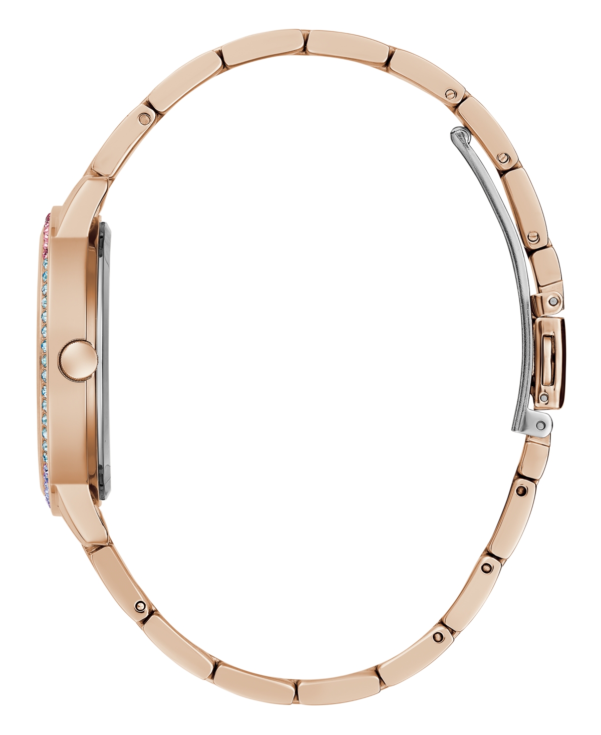 Guess Women's Date Rose Gold-Tone Stainless Steel Watch 34mm - Rose Gold-Tone