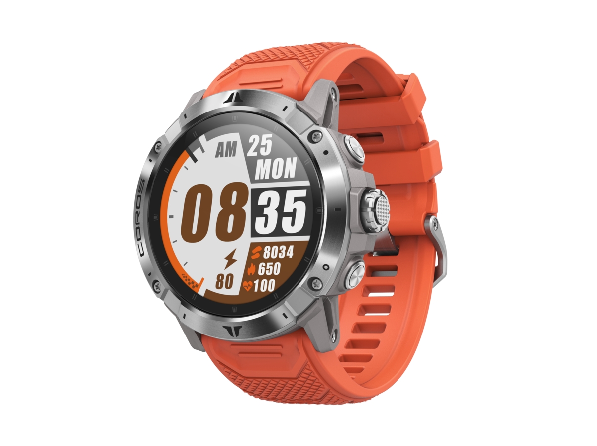 Vertix 2 Gps Adventure Watch Lava w/ Silicone Band - Bright orange