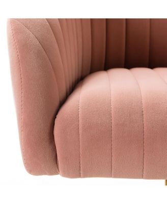 Modern Cute Velvet Home Office Desk Chair