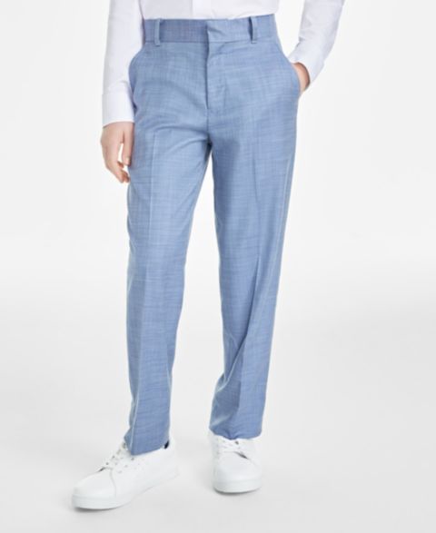 Детские Tommy Hilfiger Boys' 8-20 Stretch Sharkskin Suit Pants