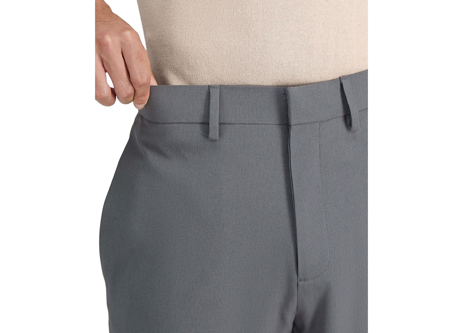 Men's Modern-Fit Micro-Check Dress Pants