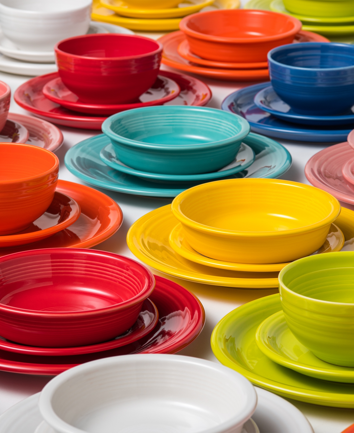 Fiesta Classic Rim 12 Pc. Dinnerware Set, Service For 4 In Jade