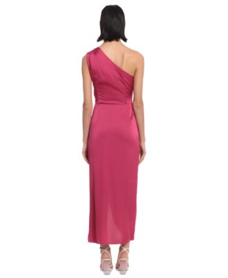 Women's One-Shoulder Midi Dress 