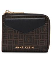 Pink Anne Klein Pouch ID / Credit Card Holder Wallet w/ Keychain Purse Clip  NWOT