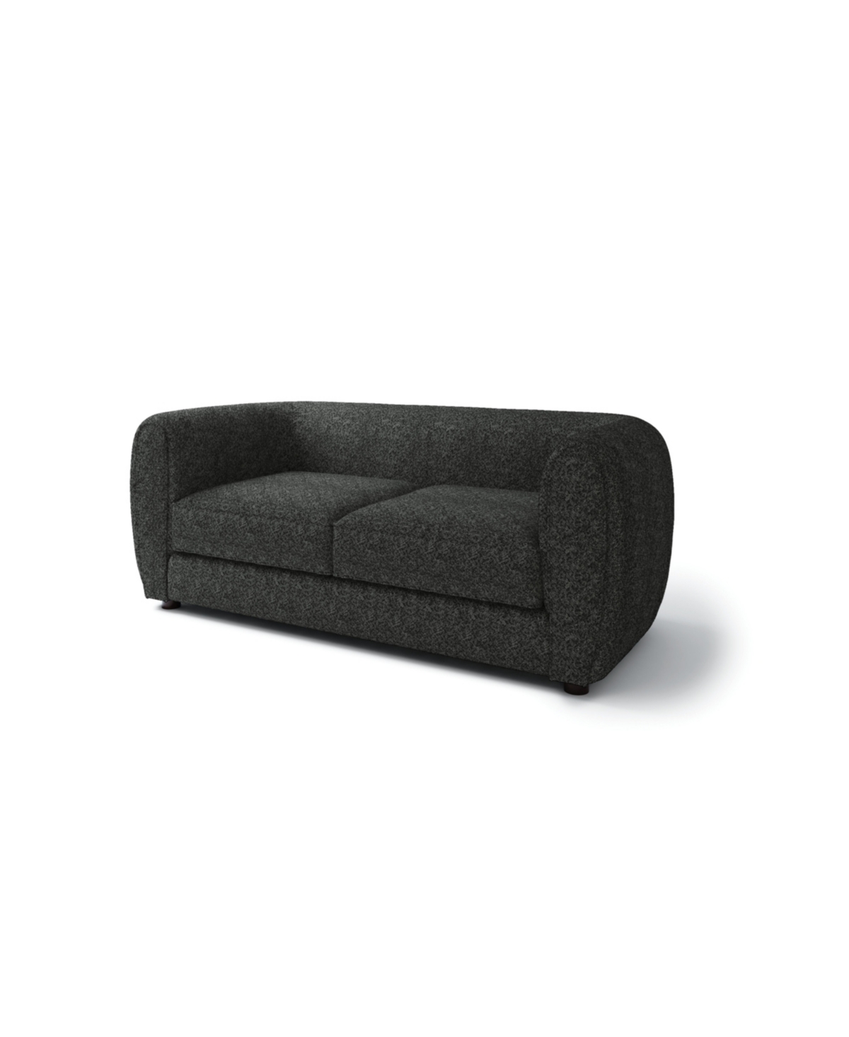 Furniture Of America Valerian 67" Boucle Fabric Loveseat In Black
