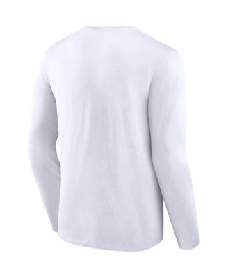 Men's White Seattle Kraken Breakaway Combo Long Sleeve T-shirt