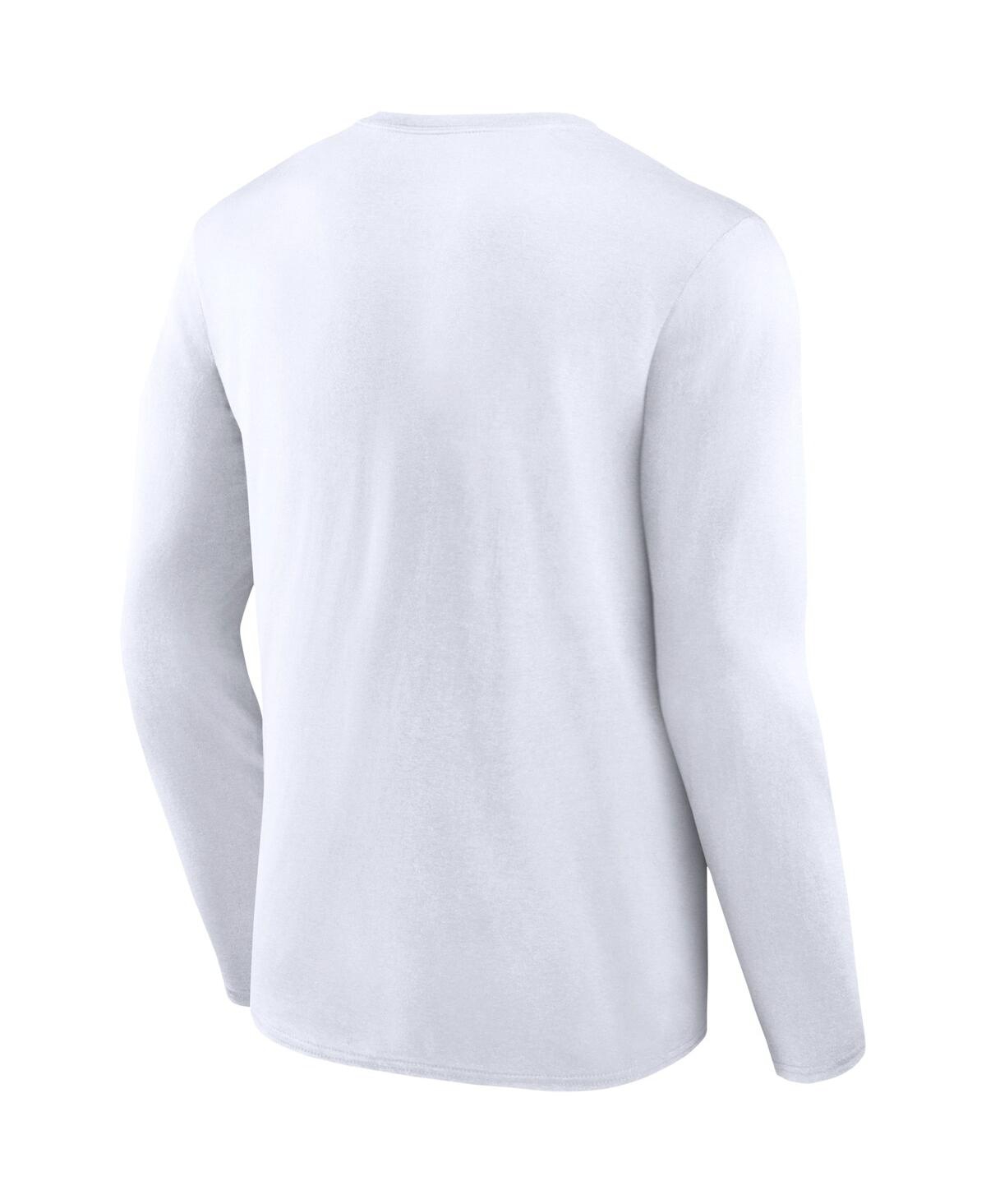 Fanatics Men's White Charlotte Fc Long Sleeve T-shirt In White