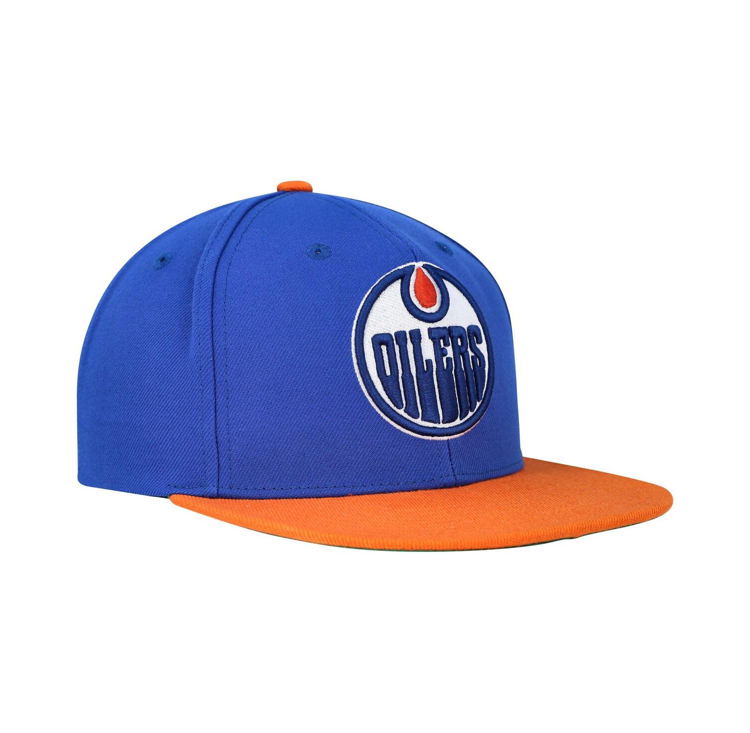 Men's Blue Edmonton Oilers Core Team Ground 2.0 Snapback Hat