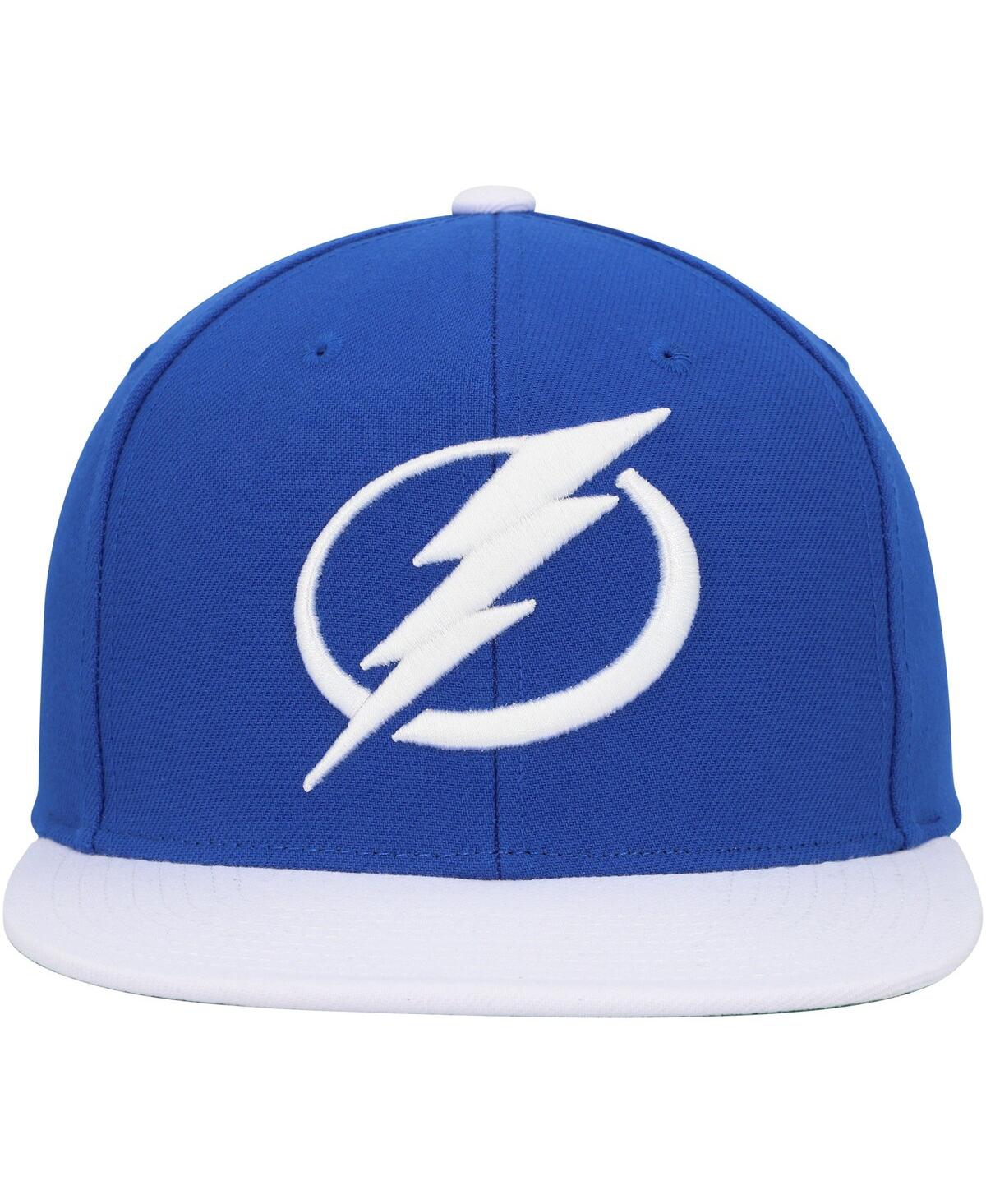 Mitchell & Ness Men's  Blue Tampa Bay Lightning Core Team Ground 2.0 Snapback Hat In Blue