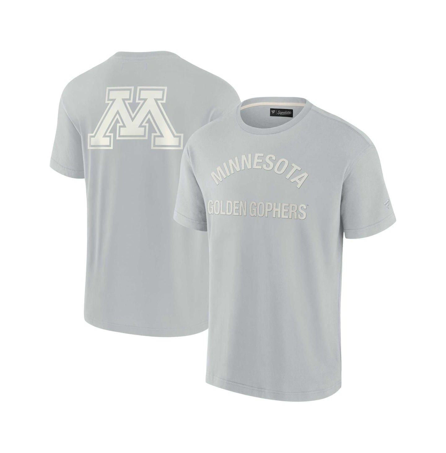 Футболка Fanatics Signature Gray Minnesota Golden Gophers Super Soft Short Sleeve — фото 1
