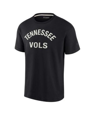 Men's and Women's Black Tennessee Volunteers Super Soft Short Sleeve T-shirt