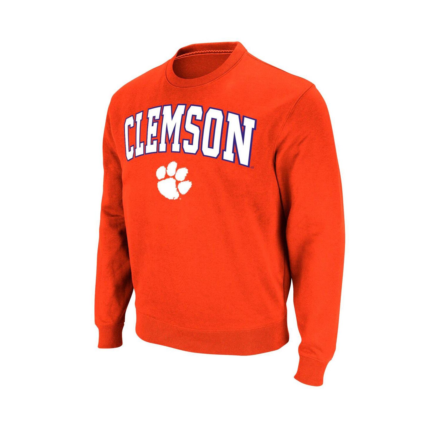 Men's Clemson Tigers Arch & Logo Pullover Sweatshirt