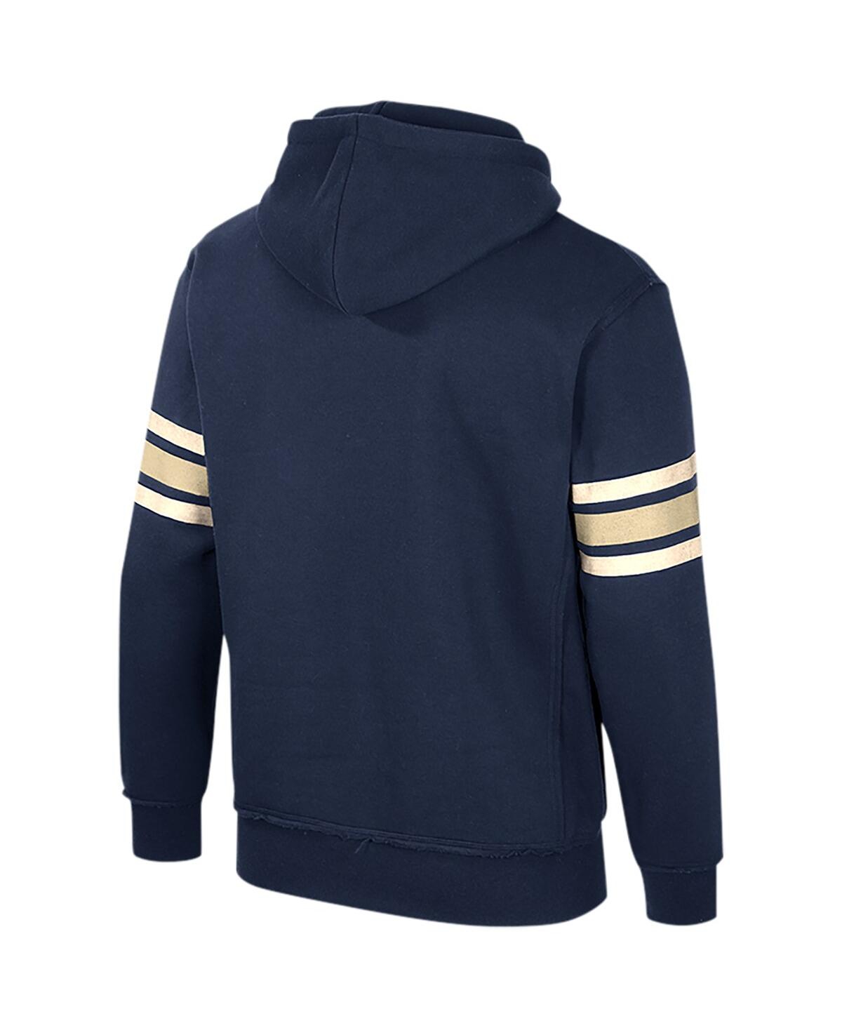 Colosseum Men's  Navy Notre Dame Fighting Irish Saluting Pullover Hoodie In Navy