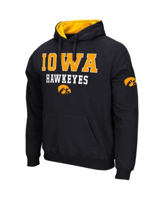 Men's Black Iowa Hawkeyes Sunrise Pullover Hoodie